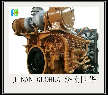 Zylinderform V 882kw 1000PS Jichai Chidong Z12V190b Marine Dieselmotor