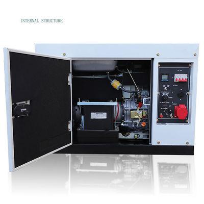 12 kW Luftgekühlter Doppelspannungs-Diesel-Portable Generator für Land