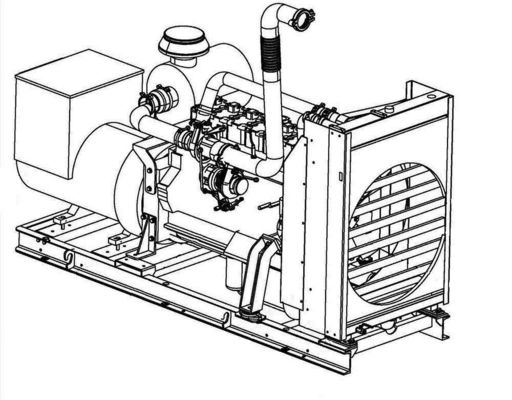 Zertifizierter Jinan Fuqiang 200kw Erdgasgenerator Sinotruk mit Kundendienst