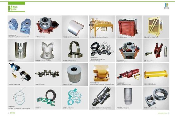 12V190 Zertifizierung ISO9001 Jinan Dieselmotorteile 21.00 Ölkühlgerät