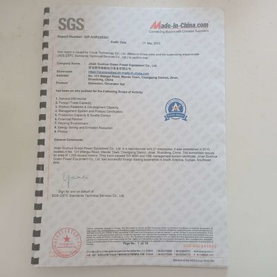 ISO9001-Zertifizierung Blatt für kleine Jichai- und Chidong-Motorteile Kleine Größe