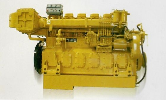 6-Zylinder-Jinan Marine Motoren 6190 mit In-Line-Struktur und SGS-Zertifizierung