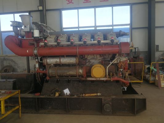 V-Zylinder-Anordnung Dieselkraftstoff Jinan Jichai Wassergekühlter Generator bei Wettbewerb