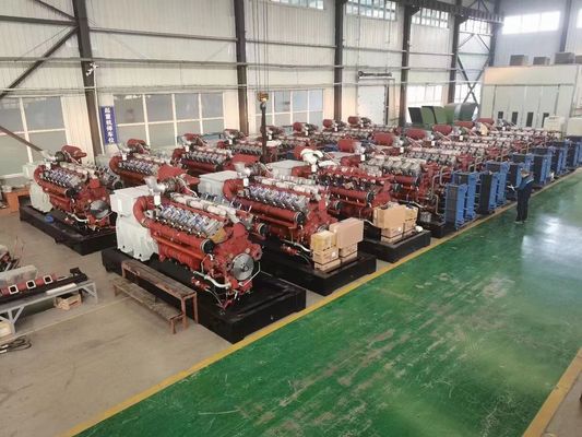 V-Zylinder-Anordnung Dieselkraftstoff Jinan Jichai Wassergekühlter Generator bei Wettbewerb