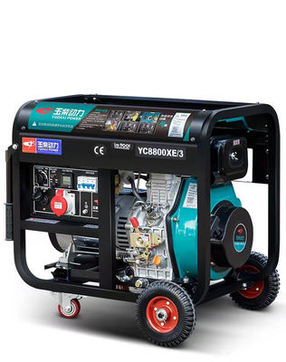 Land 5/6/8/10kw Haushaltlicher leise Dieselgenerator mit Dreiphasenausgang