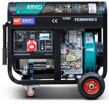 Land 5/6/8/10kw Haushaltlicher leise Dieselgenerator mit Dreiphasenausgang