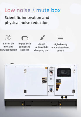50 kW leise Dieselgenerator Set mit einem Jahr nach Lieferung oder 1500 Stunden Akkumulativ