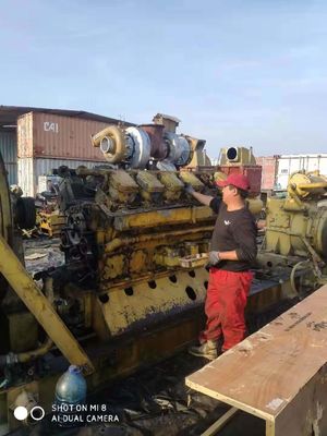 Chinesischer Gasgenerator der Baureihe 190 500GF-T1 mit Gasquelle und dreiphasigem Wechselstrom