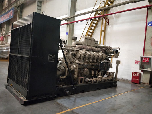 Gleichstrom-Ausgabe Typ 1000kw Jichai H16V190 Erdgasgenerator Motor Modell bei Wettbewerb