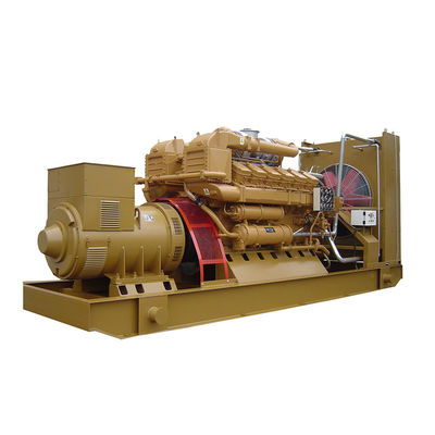50/60 Hz Frequenz Jinan Gasturbinengenerator mit 750 kW Leistung und geringem Verbrauch