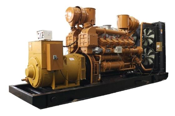 50/60 Hz Frequenz Jinan Gasturbinengenerator mit 750 kW Leistung und geringem Verbrauch