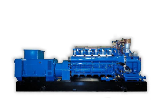 Kleines Stahlmaterial 20MW Industrieabgasgenerator für nachhaltige Produktion