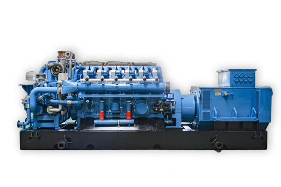 Kleines Stahlmaterial 20MW Industrieabgasgenerator für nachhaltige Produktion