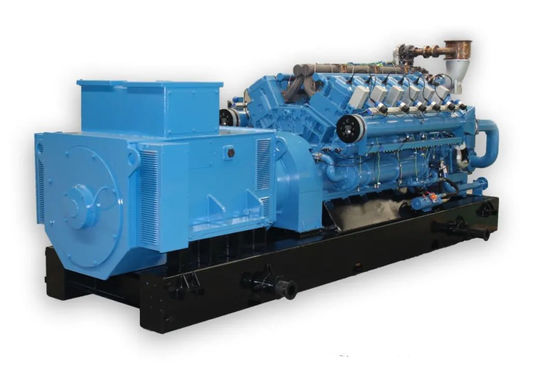 Kleines Stahlmaterial 20MW Industrieabgasgenerator für nachhaltige Produktion
