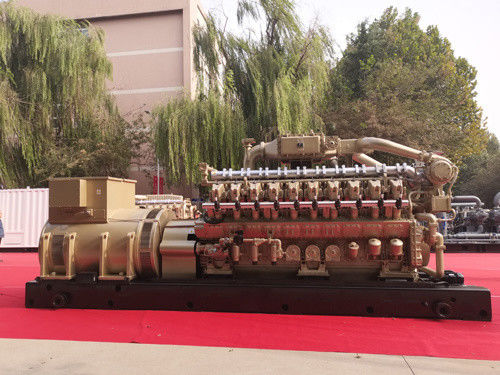 20-Zylinder-Gasgenerator setzt 1500 kW stationäre Kraftwerk mit Standard Standard