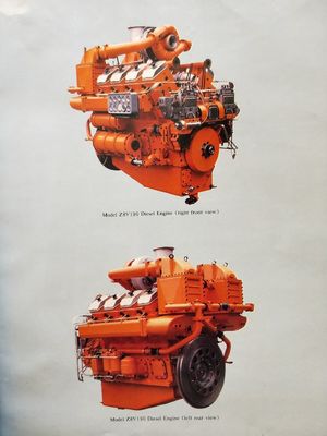 Aluminiummotor Modell Z12V190bd2 Generator Modell Ifc6502 500kw Dieselgenerator 100kg