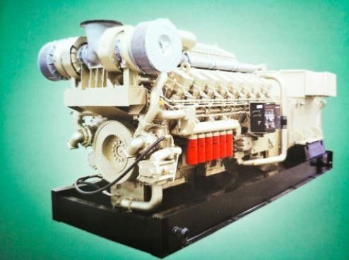 Niedriger Lärm 2000kw -H16V190zld Dieselgenerator der Baureihe Jichai 6000 für Gleichstrom